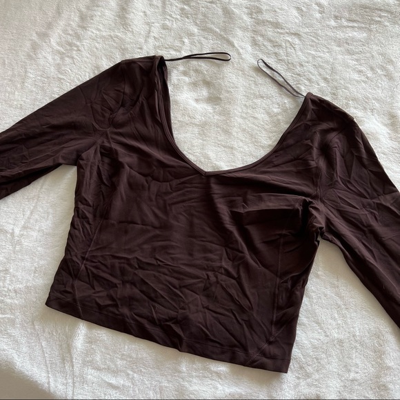 Lululemon Align Long Sleeve French Press Brown - Picture 2 of 3